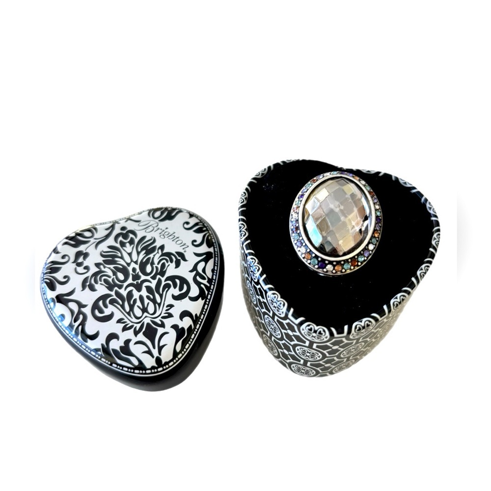 Brighton Silver-Tone Ring with Clear and Multicolor Accents
